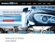 Tablet Screenshot of globalautosales.ca