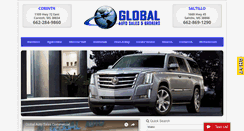 Desktop Screenshot of globalautosales.net